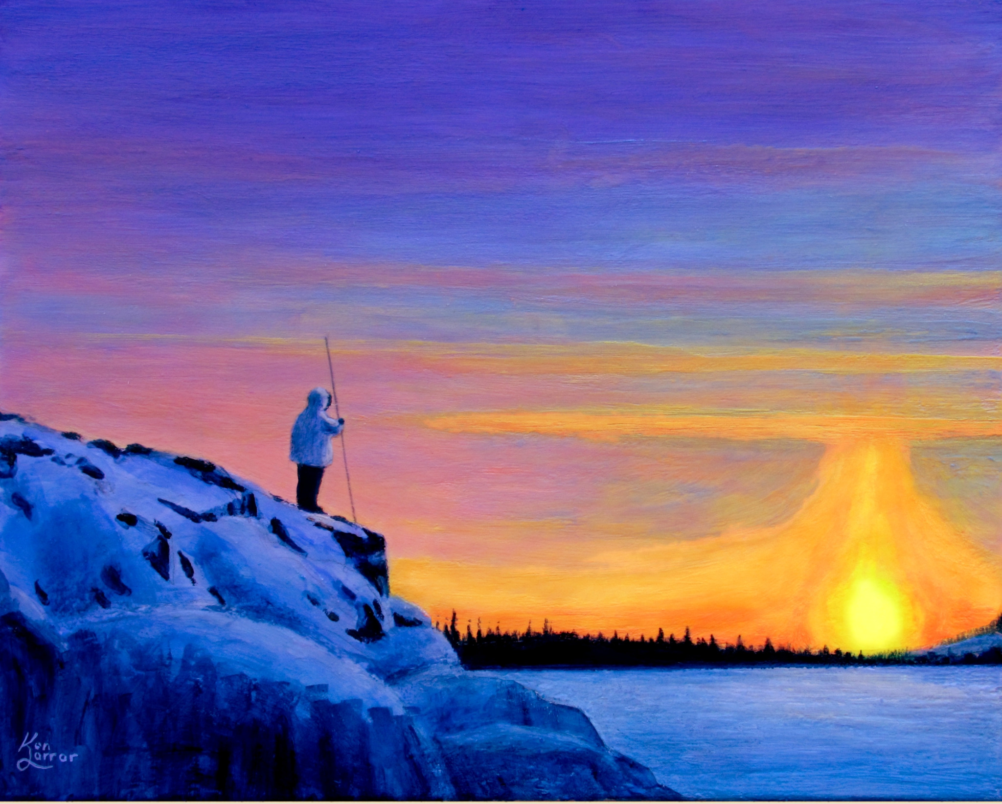 A New Day, daylight view