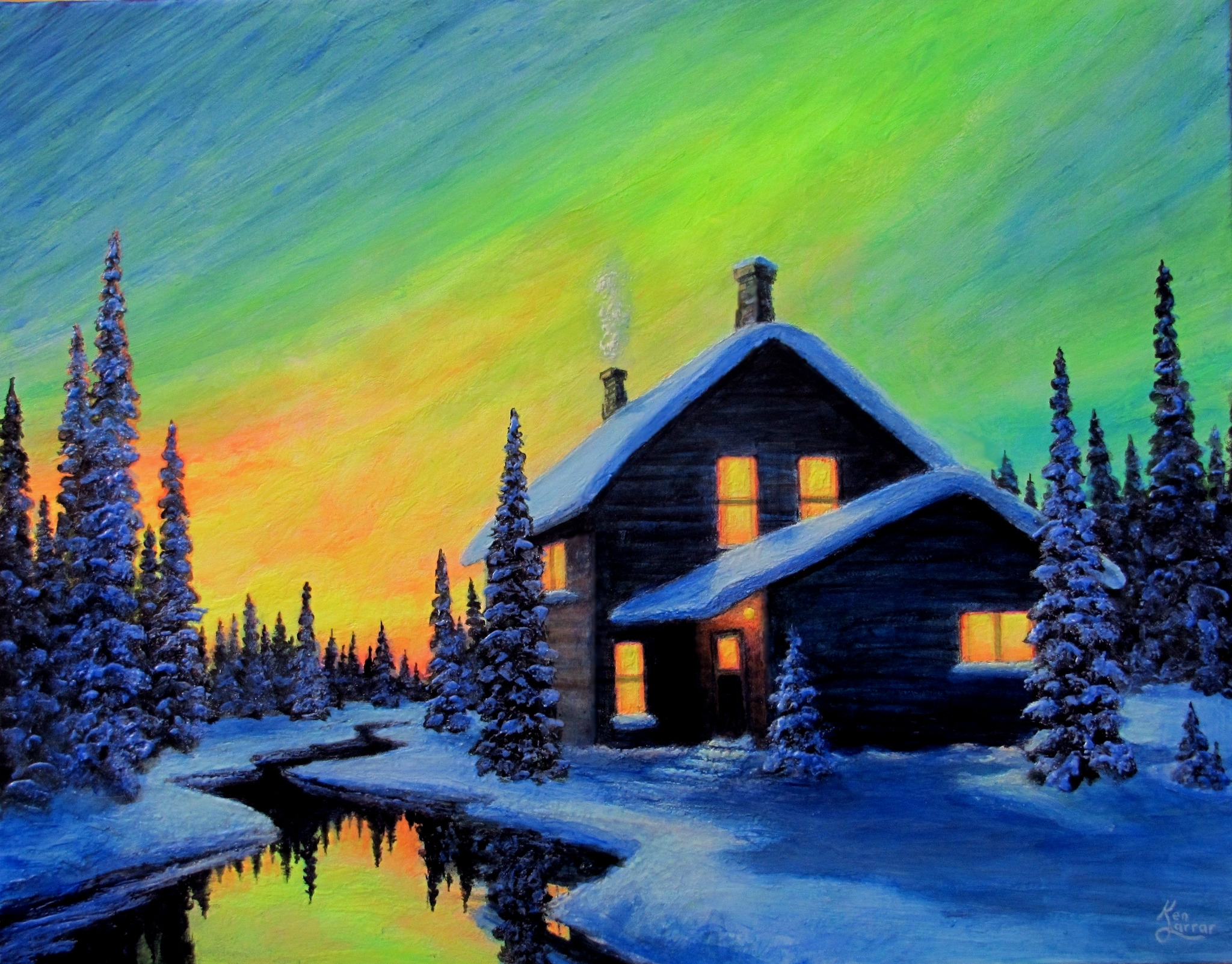 Creekside, daylight view