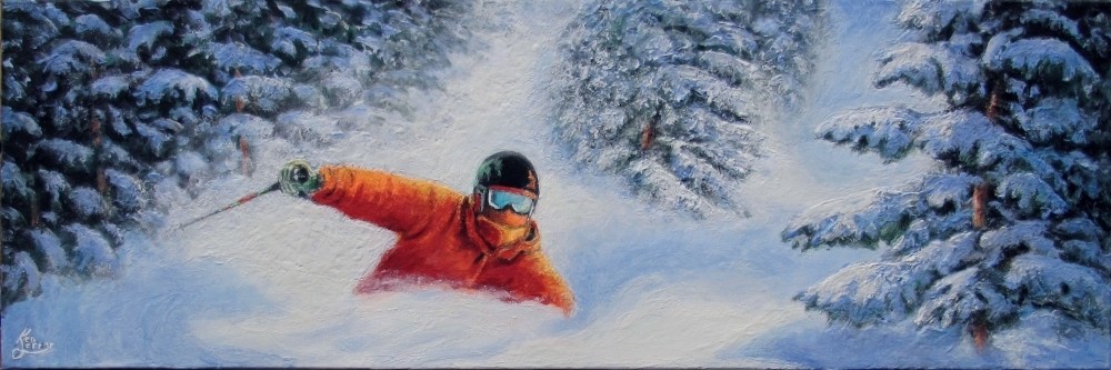 Deep Powder, photographed in daylight