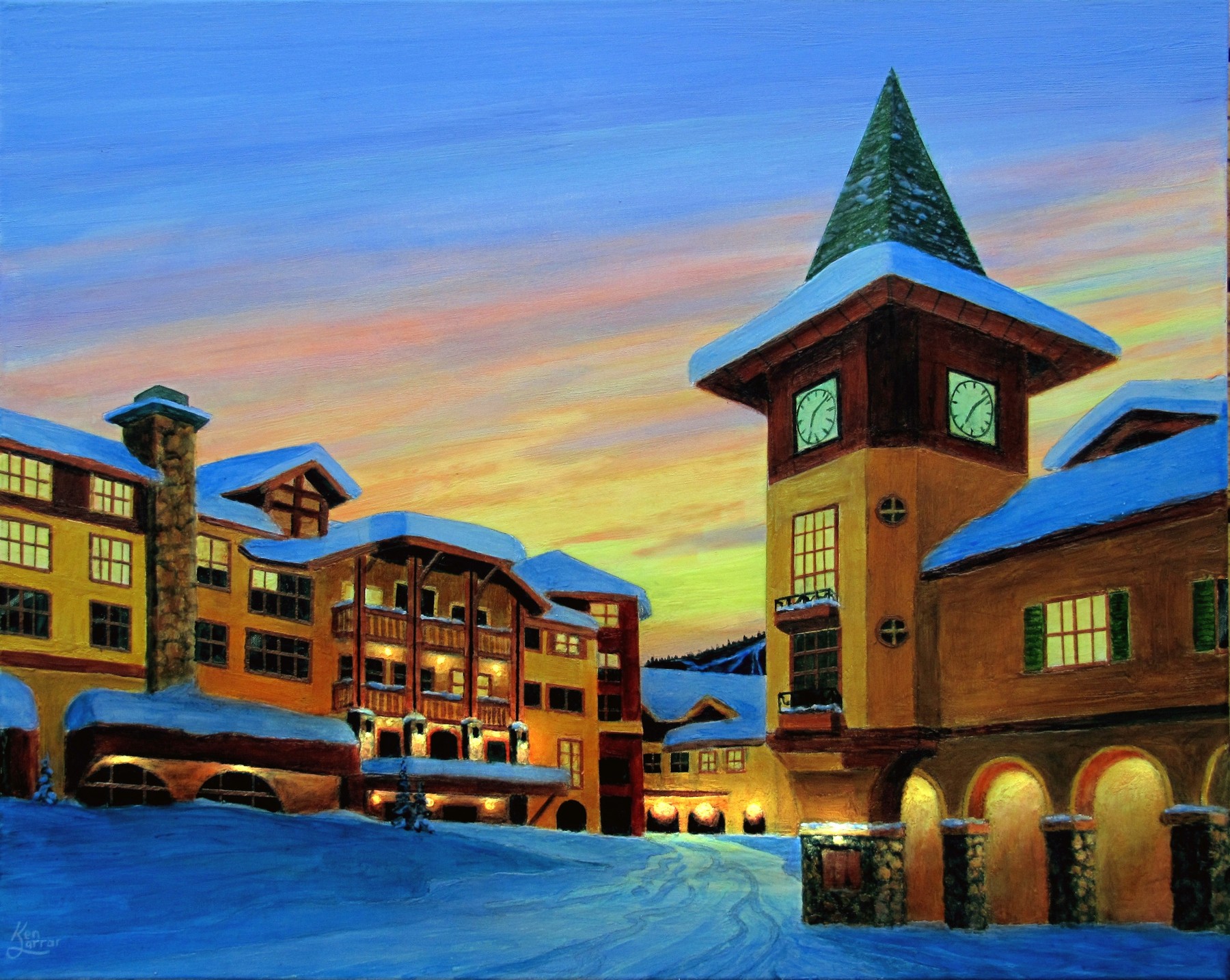 Good Morning Sun Peaks, photographed in daylight