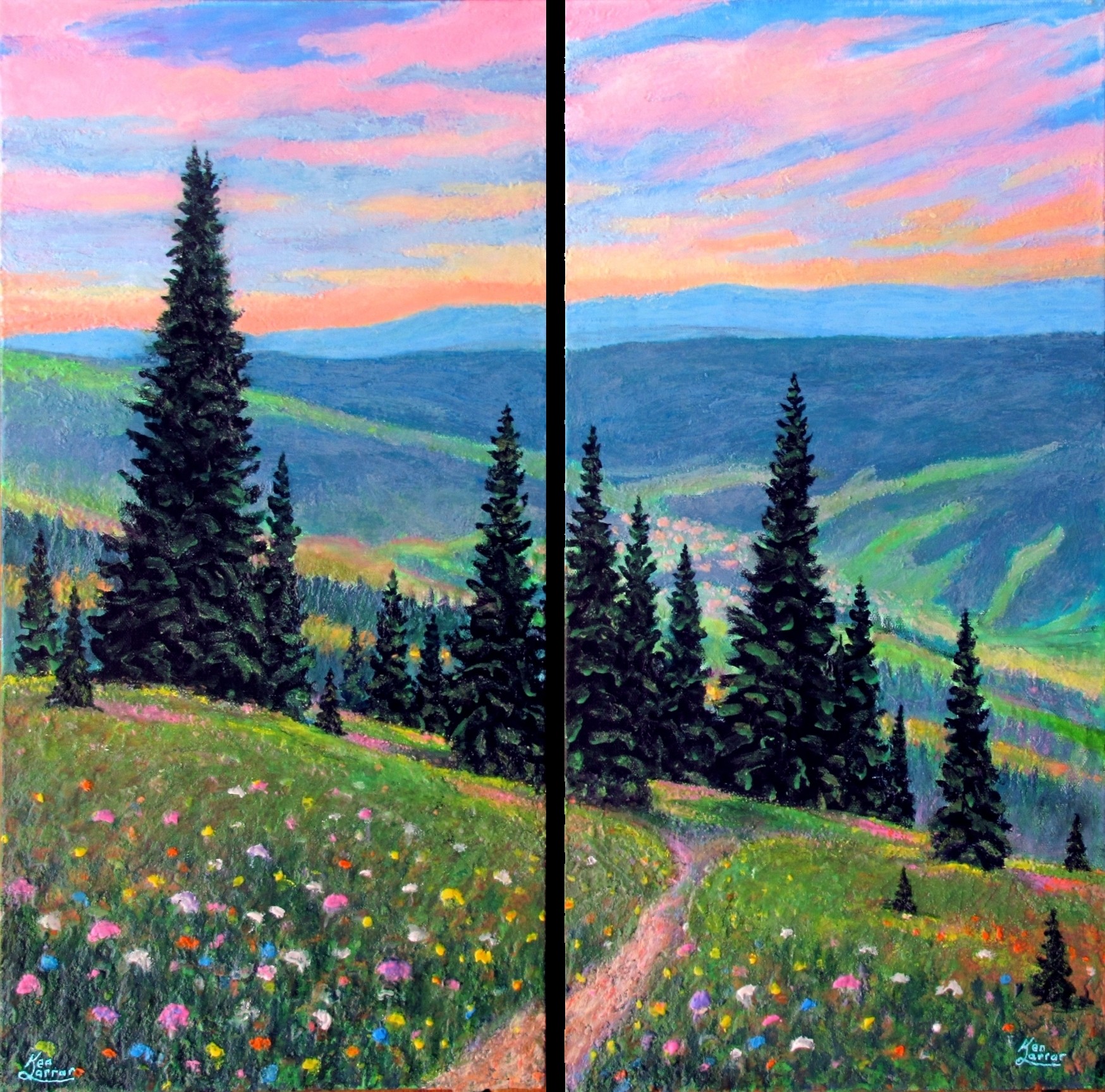 Mountain Meadow Glow, photographed in daylight