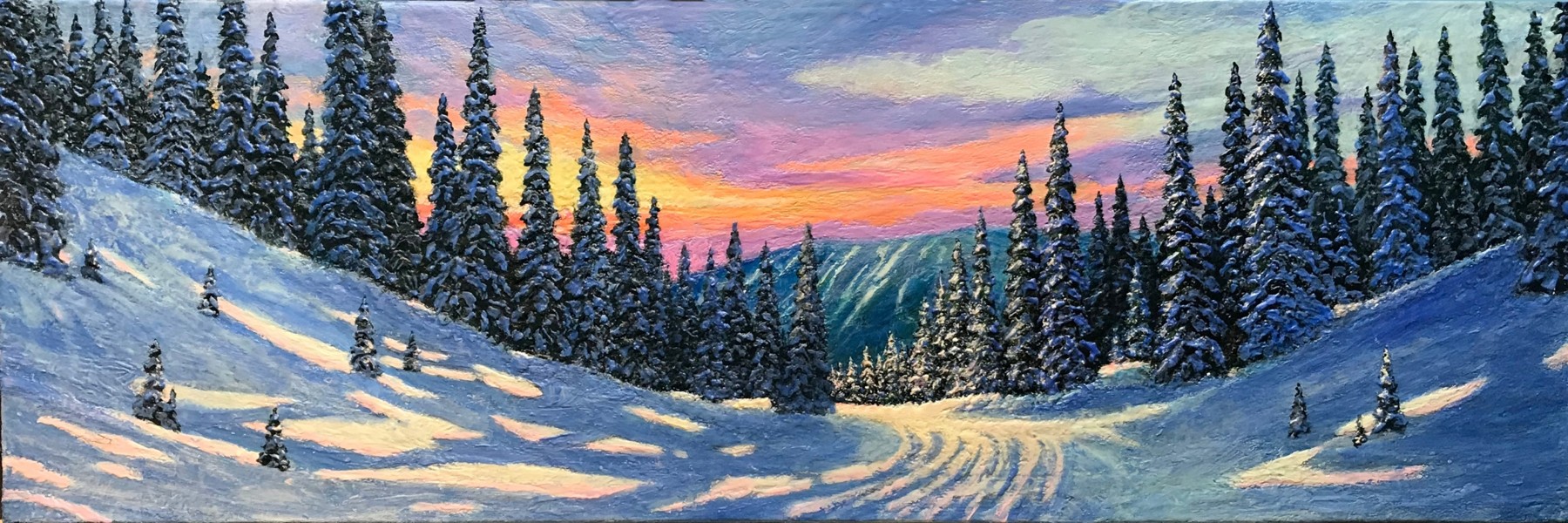 Morning Sunlight at Sun Peaks, photographed in daylight