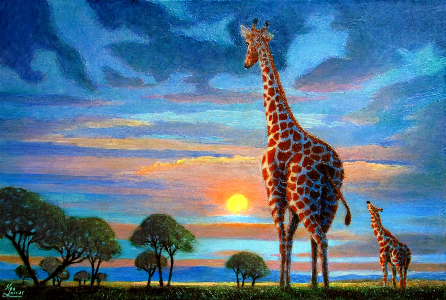 Savanna Sunrise–Savannah Sunset, photographed in daylight